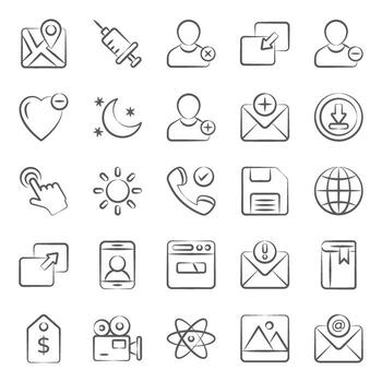 Online User Interface Elements vector