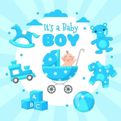 It's a Boy Celebration Design