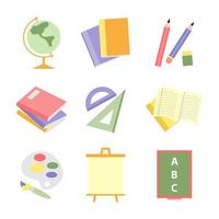 School Icon Set for Kids vector