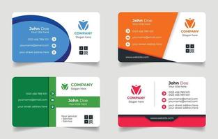 Business Card Template Collection vector