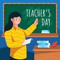 Celebrating Teacher's Day Design vector