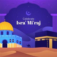 Celebrating Isra Miraj Background