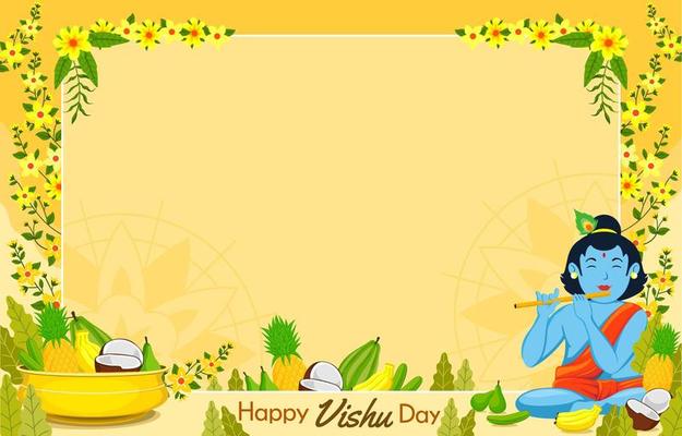 Happy Vishu Day Background
