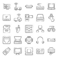 Computer Hardware and Devices vector