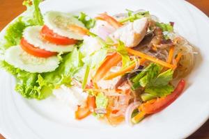 Thai spicy salad photo