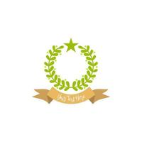 Abstract Emblem Blank Design Template Frame Border vector