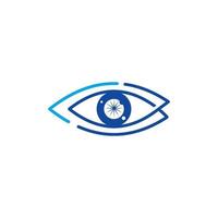 Eye care health design template icon vector