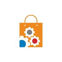 Gear Shop Business design template Icon vector