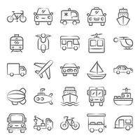 Trendy Automobile Elements vector