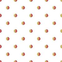 seamless chinese new year pattern background with red and gold glitter dot shape vector