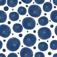 seamless doodle blue dot from watercolor pattern background