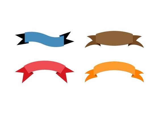Banner ribbon icon design template vector illustration