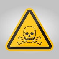 Toxic Material Symbol Sign Isolate On White Background,Vector Illustration EPS.10 vector