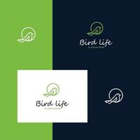 logo design bird vector