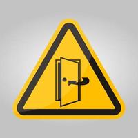 Keep Door Closed Symbol Sign Isolate On White Background,Vector Illustration EPS.10 vector