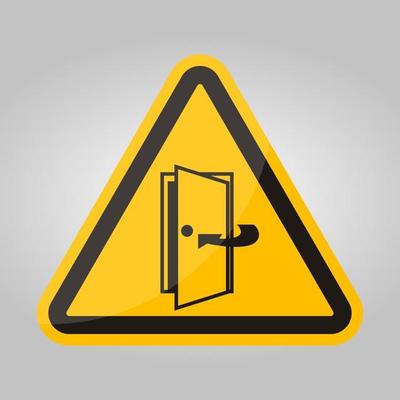 Keep Door Closed Symbol Sign Isolate On White Background,Vector Illustration EPS.10