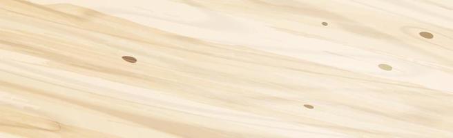 Panoramic texture of light wood with knots - Vector