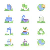 Green Technology Will Save The Environment vector