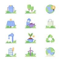 Green Technology Will Save The Environment vector