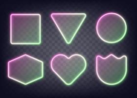 Neon Gradient Vector Frames