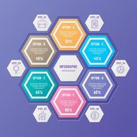 Infographic Element in Gradient Style vector