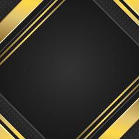 Black and Gold Background Template vector