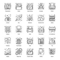 Office Supplies and Equipment vector