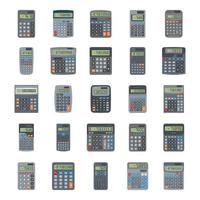 calculadoras electrónicas y científicas vector