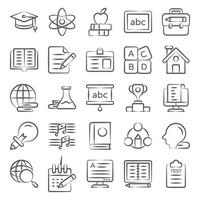 Learning and Education Elements vector