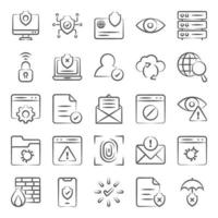 Cyber Security and Data Protection vector