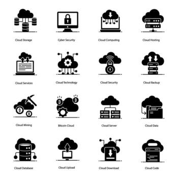 Cloud Computing and Technology vector
