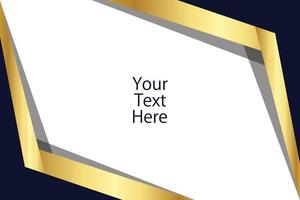 gold blue background vector template
