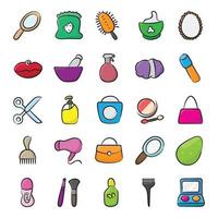 Makeup and Beauty Accessories vector