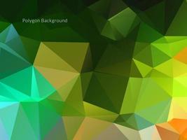 Decorative geometric triangle polygon abstract background vector