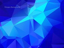 Decorative geometric triangle polygon abstract background vector