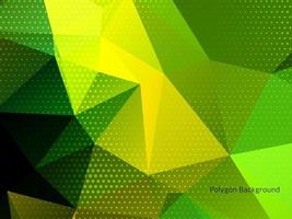 Abstract polygonal triangles colorful background vector