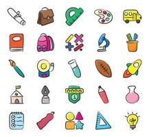 Learning and Education Elements vector