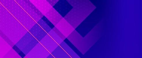 Abstract geometric purple modern stylish smooth dark banner background vector