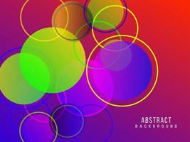 Abstract geometric circular elegant bright pattern design background vector