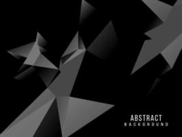 Dark geometric black abstract background elegent design pattern vector