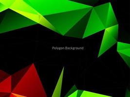 Modern colorful geometric polygon background vector