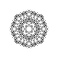 Decorative mandala design isolated background vector