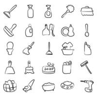 House Cleaning Accessories vector