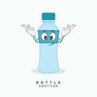 gráfico de vector de ilustración de personaje de botella