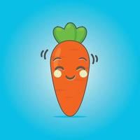 Illustration Vector Graphic Of Carrot Character