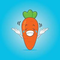 Illustration Vector Graphic Of Carrot Character