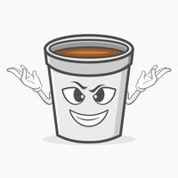 Illustration Vector Graphic Of Coffee Cup Character