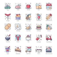 Food and Drinks Items vector