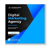 Digital Marketing Corporate Social Media Post vector