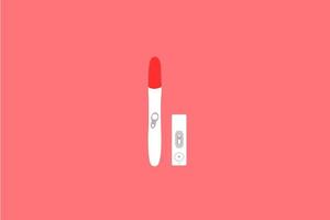 Vector illustration of two types pregnancy test kit or test pack